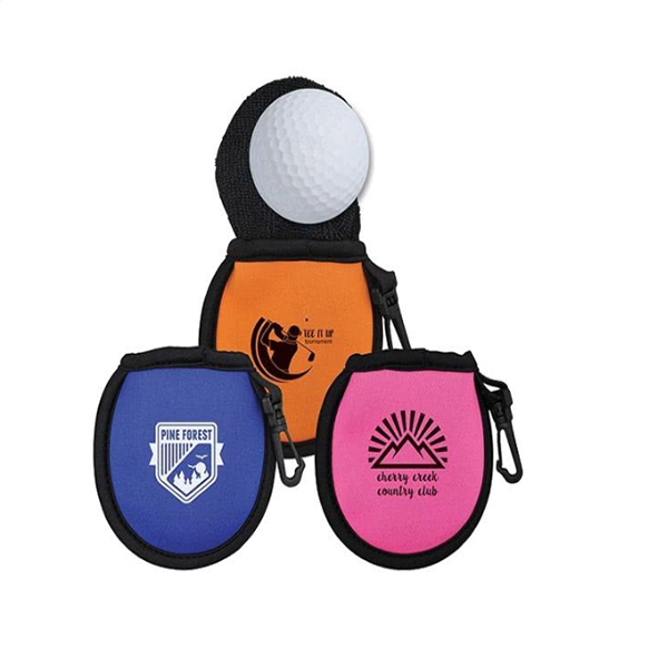 Neoprene Golf Ball Cleaning Pouch WPLS8044