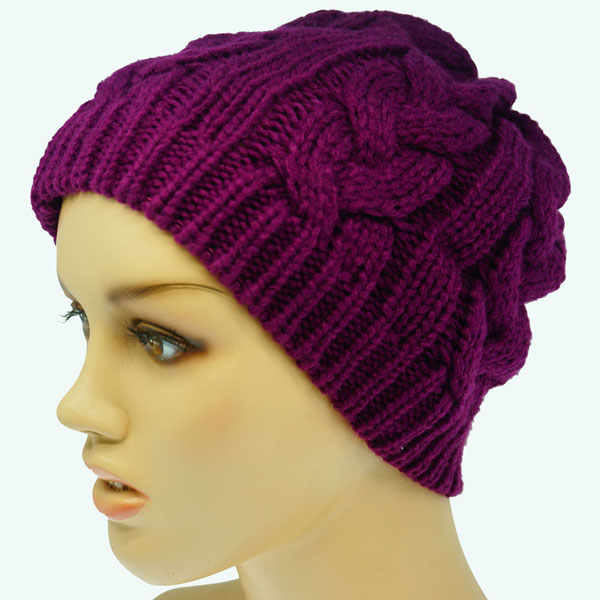 Acrylic Twist Beanie WPSK7009