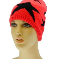 Acrylic Football Beanies, Knitted Hat WPSK7013