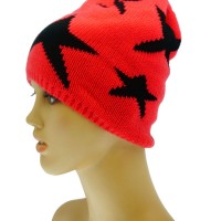 Acrylic Football Beanies, Knitted Hat WPSK7013