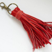 Leather tassel Key Chain WPSL7023