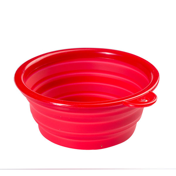 5 1/8″W x  2 1/6″H Collapsible Silicone Pet Bowl WPSL8006