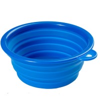 5 1/8″W x  2 1/6″H Collapsible Silicone Pet Bowl WPSL8006