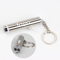 Stainless-Steel Flashlight Keychain