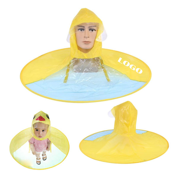 Raincoat/Foldable Headwear UFO Hands Free Umbrella Hat For Kids WPZL152